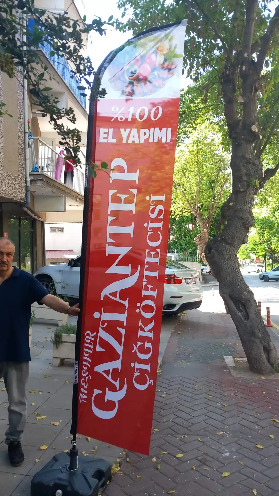 Çiğ Köfteci Yelken Bayrağı-45