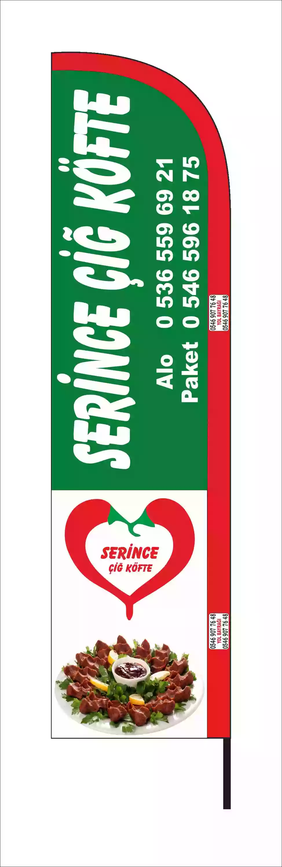 Çiğ Köfteci Yelken Bayrağı-5