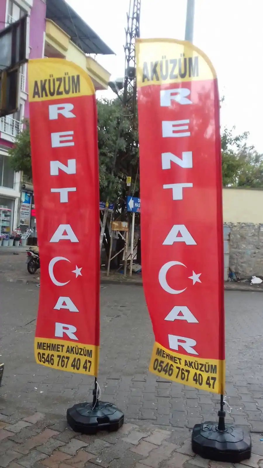 Oto Kiralama Yelken Bayrağı-1