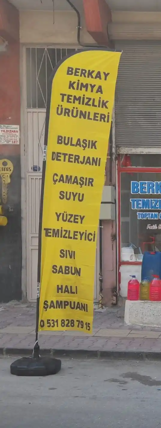 Temizlik Firmaları Yelken Bayrak Örnekleri-2